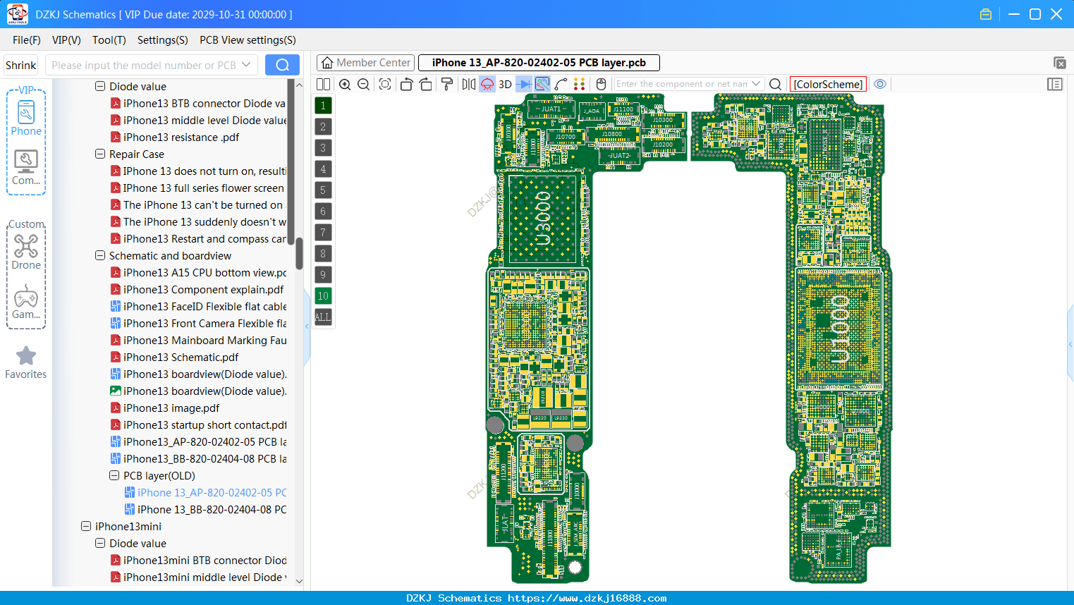IPhone 13_AP-820-02402-05 PCB Layer